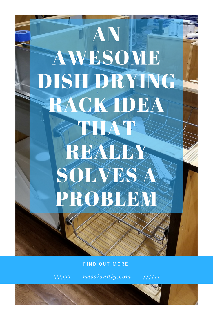 dish drying rack that solves the problem of ugly dishes
