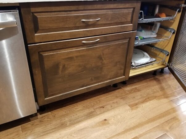 cabinet dish drying storage