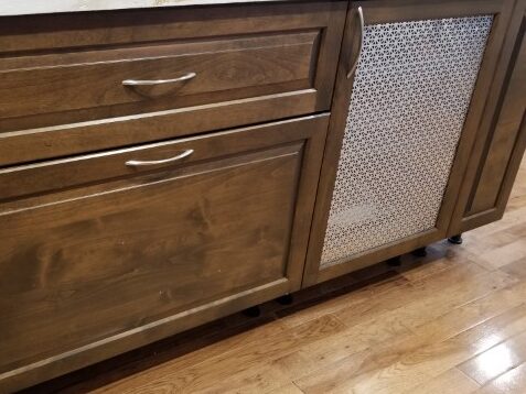 hidden dish drying rack